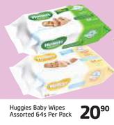 Huggies Baby Wipes Assorted-64's Per pack