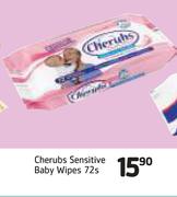 Cherubs Sensitive Baby Wipes-72's Per pack