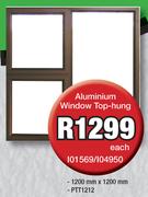 Aluminium Window Top Hung 101569/104950-Each