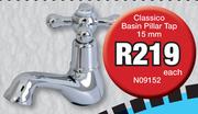 Classico Basin Pillar Tap 15mm N09152