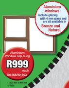 Aluminium Window Top Hung 101568/101603-Each