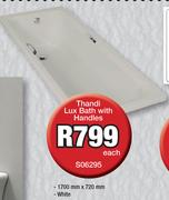 Thandi Lux bath With Handles S06295