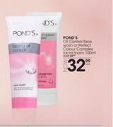 Pond's Oil Control Face Wash Or Perfect Colour Complex Facial Foam-100ml Each