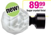 Sugar Crystal Finial