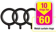 Metal Curtain Rings-10's