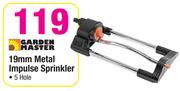 Garden Master 19mm Metal Impulse Sprinkler 5 Hole