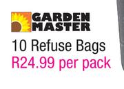 Garden Master 10 Refuse Bags-Per Pack