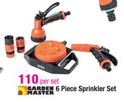Garden Master 6 Piece Sprinkler Set-Per Set