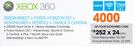 Xbox 360 250GB Kinect + Forza Horizon DLT + Adventures + Sports 2 + Dance 3 Central