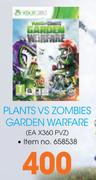 EA X360 PVZ Plants VS Zombies Garden Warfare