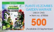 Xbox One Plants VS Zombies Garden Warfare