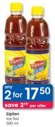 Lipton Ice Tea-2 x 500ml