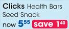 Clicks Health Bars Seed Snack-Each
