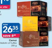 Cemoi Ballotin Of Truffles-200g Per Box