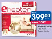 Econo Heat 400 Watt Panel Heater-Each