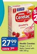 Nestle Cerelac Stage 1, 2 Or 3 Baby Cereal With Milk-250g Each