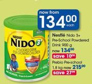 Nestle Nido 3+ Pre School Powered Drink-900g Each