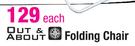Out & About Folding Chair-Each