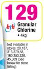 HTH Granular Chlorine-4kg