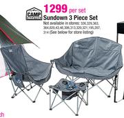 Camp Master Sundown 3 Piece Set-Per Set