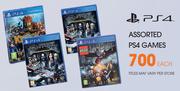 Assorted PS4 Games-Each