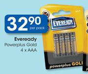 Eveready Powerplus Gold AAA-4's