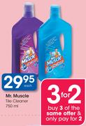 Mr. Muscle Tile Cleaner-750ml Each