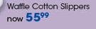 Clicks Waffle Cotton Slippers-Per Pair