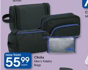 Clicks Men's Toiletry Bags-Each