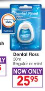 Dental Floss 50m Regular or Mint