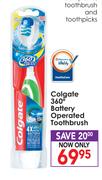 Colgate 360 Degree Battery Operated Toothbrush