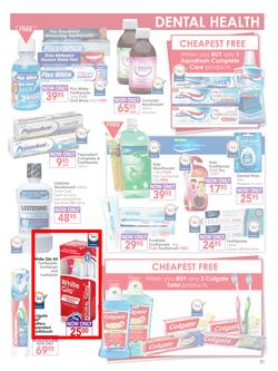 Dis-Chem : Healthy Living (18 Sep - 11 Oct 2015), page 31