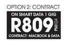 Macbook Pro 13" MD101-On Smart Data 1 Gig