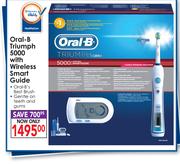 Oral-B Triumph 5000 with Wireless Smart Guide