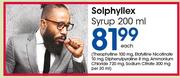 Solphyllex Syrup-200ml Each