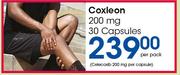 Coxleon 200 mg 30 Capsules-Per Pack