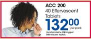 ACC 200 40 Effervescent Tablets-Per Pack