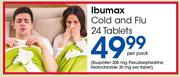 Ibumax Cold & Flu 24 tablets-Per Pack