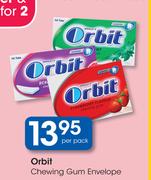 Orbit Chewing Gum Envelope-Per Pack