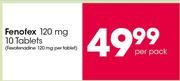 Fenofex 120 mg 10 Tablets-Per Pack