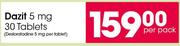 Dazit 5 mg 30 Tablets-Per Pack