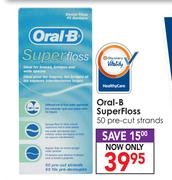 Oral-B SuperFloss 50 Pre-Cut Strands