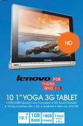 Lenovo 10.1" Yoga 3G Tablet-On Smart Data 1 GIG