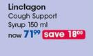 Linctagon Cough Support Syrup-150ml Each