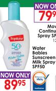 Water Babies Sunscreen Milk Spray SPF50
