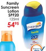 Everysun Family Sunscreen Lotion SPF20-125ml