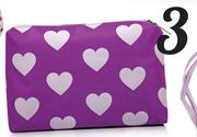 Clicks Orchid Hearts Toiletry Bag