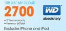 WD 3TB 3.5" My Cloud