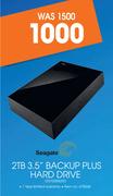 Seagate 2TB 3.5" Backup  Plus Hard Drive STDT2000200