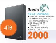 Seagate 4TB 3.5" Expansion